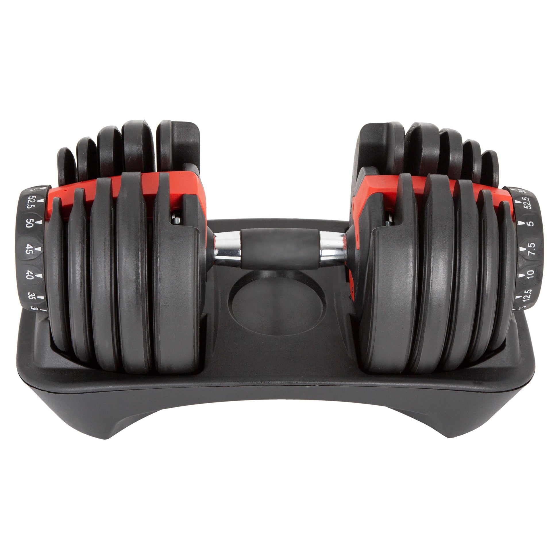 Set of 2 Adjustable Dumbbell - 5 - 52.5LBS-Bargainia.com