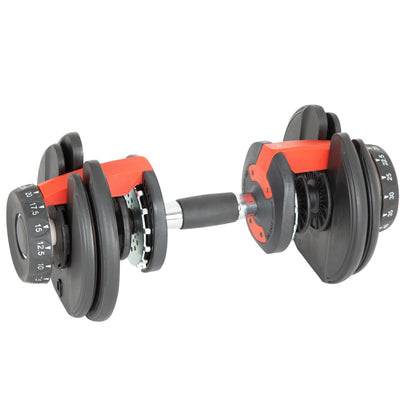 Set of 2 Adjustable Dumbbell - 5 - 52.5LBS-Bargainia.com