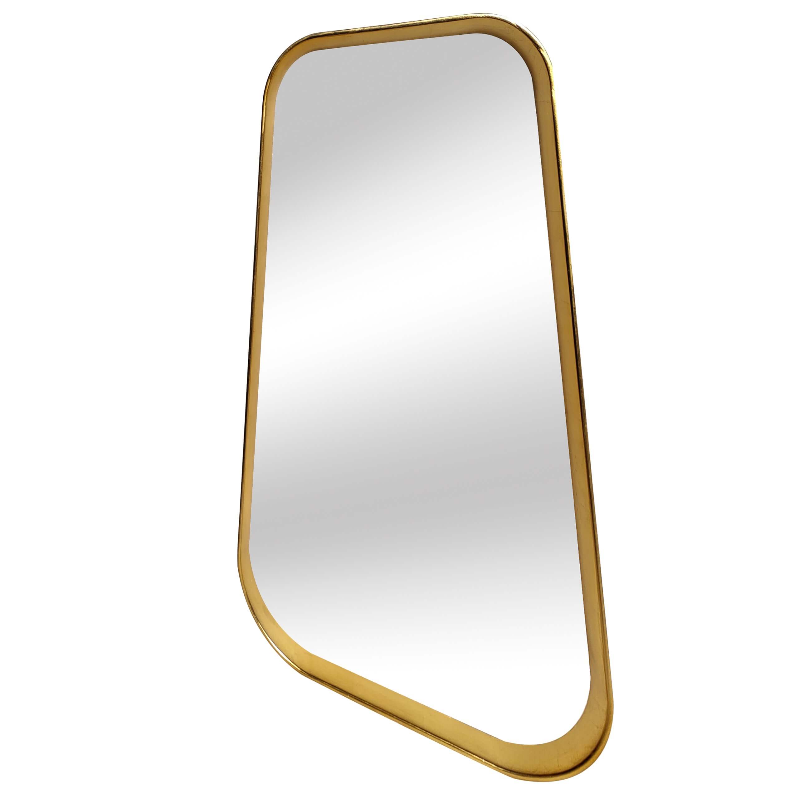 Gold Framed Leaner Mirror 104cm