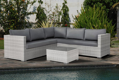 Grey Rattan Garden Furniture Corner Lounge Set 7-8 Seater-5056536102461-Bargainia.com