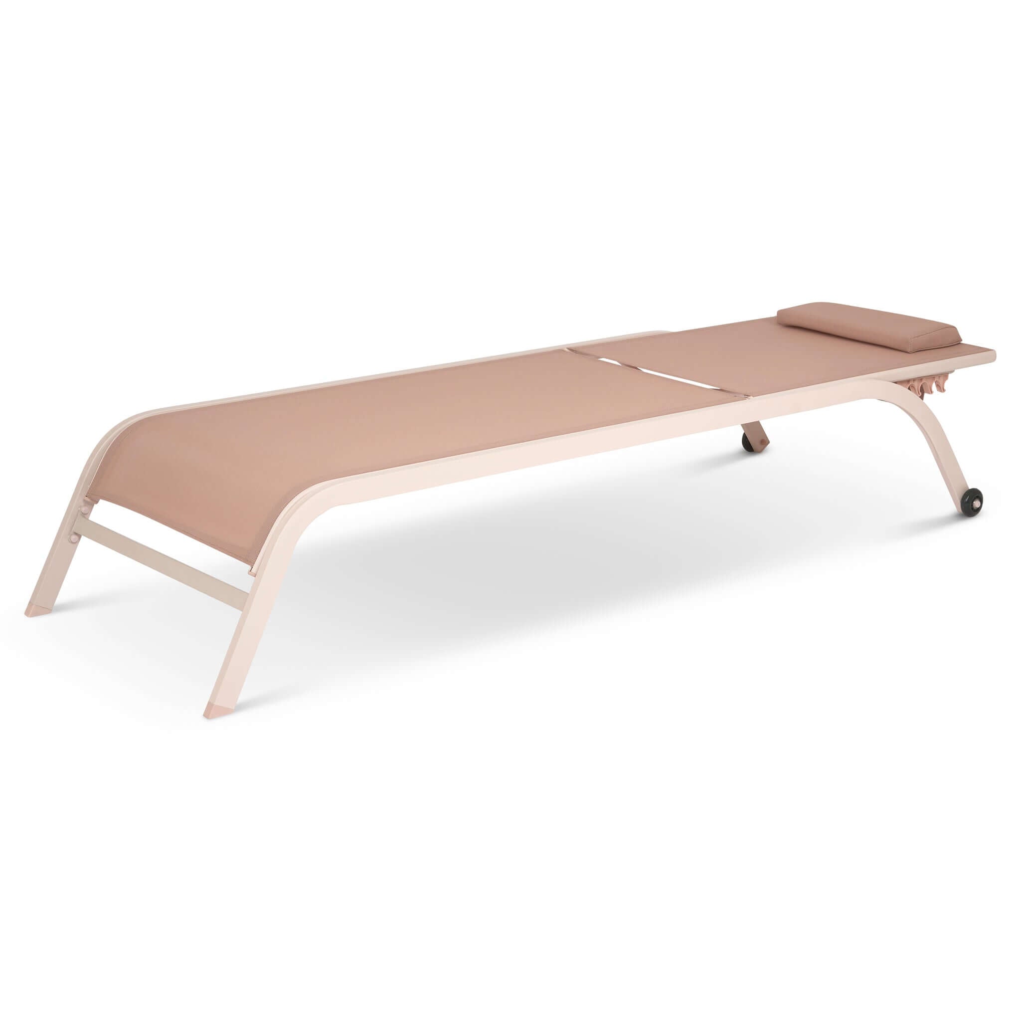 Bali Metal Sun Lounger Rose Gold Set of 2