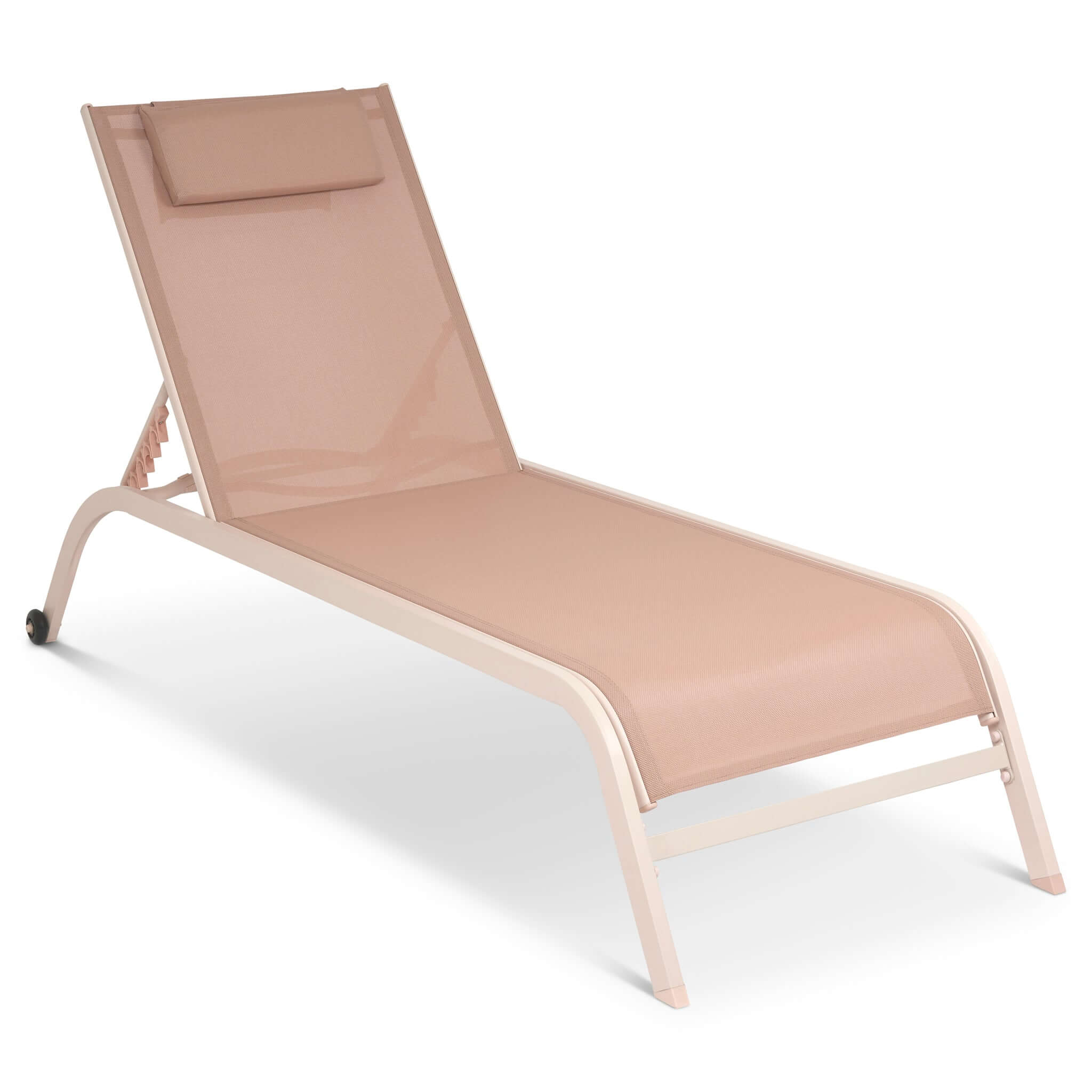 Bali Metal Sun Lounger Rose Gold Set of 2