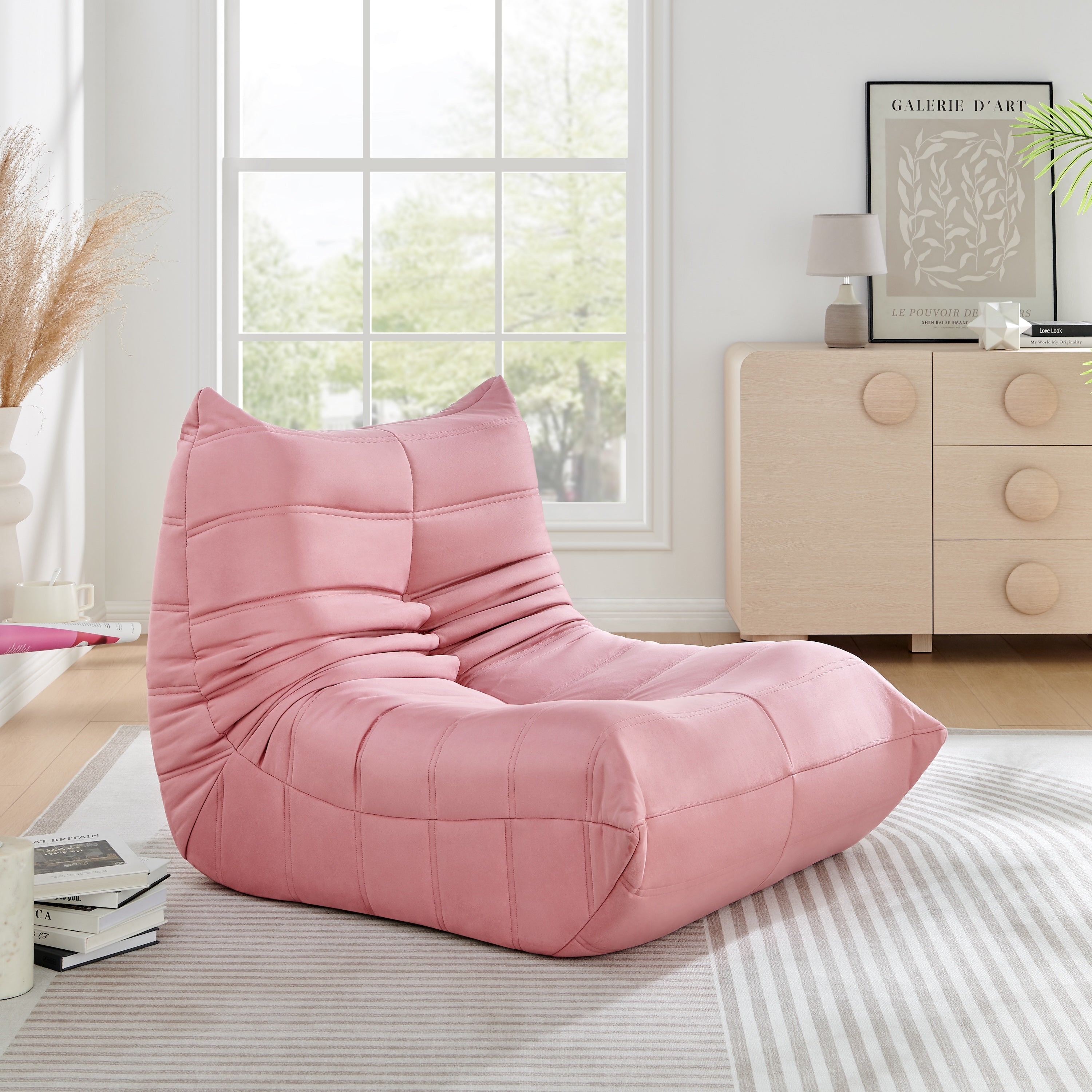 Cocoon Rose Pink Lazy Lounge Chair