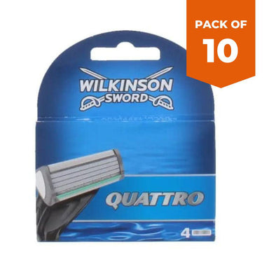 Wilkinson Sword Quattro Blades - 4pk-Bargainia.com