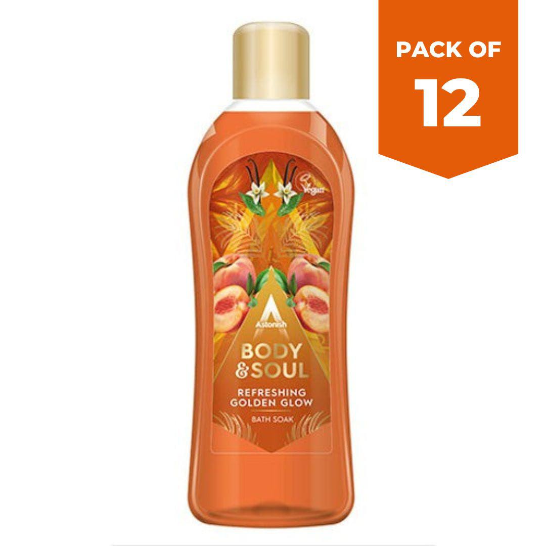 Astonish Body & Soul Bath Soak Golden Glow - 950ml-Bargainia.com