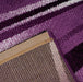 Parma Modern Abstract Rug - Purple / Lilac-Bargainia.com