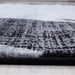 Parma Modern Border Rug - Grey/Black-Bargainia.com