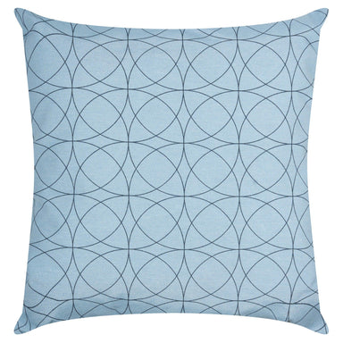 Blue Geometric Outdoor Garden Cushion - 42 x 42cm-8713229053659-Bargainia.com