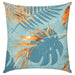 Gold Tropical Leaf Outdoor Garden Cushion - 42 x 42cm-8713229053642-Bargainia.com