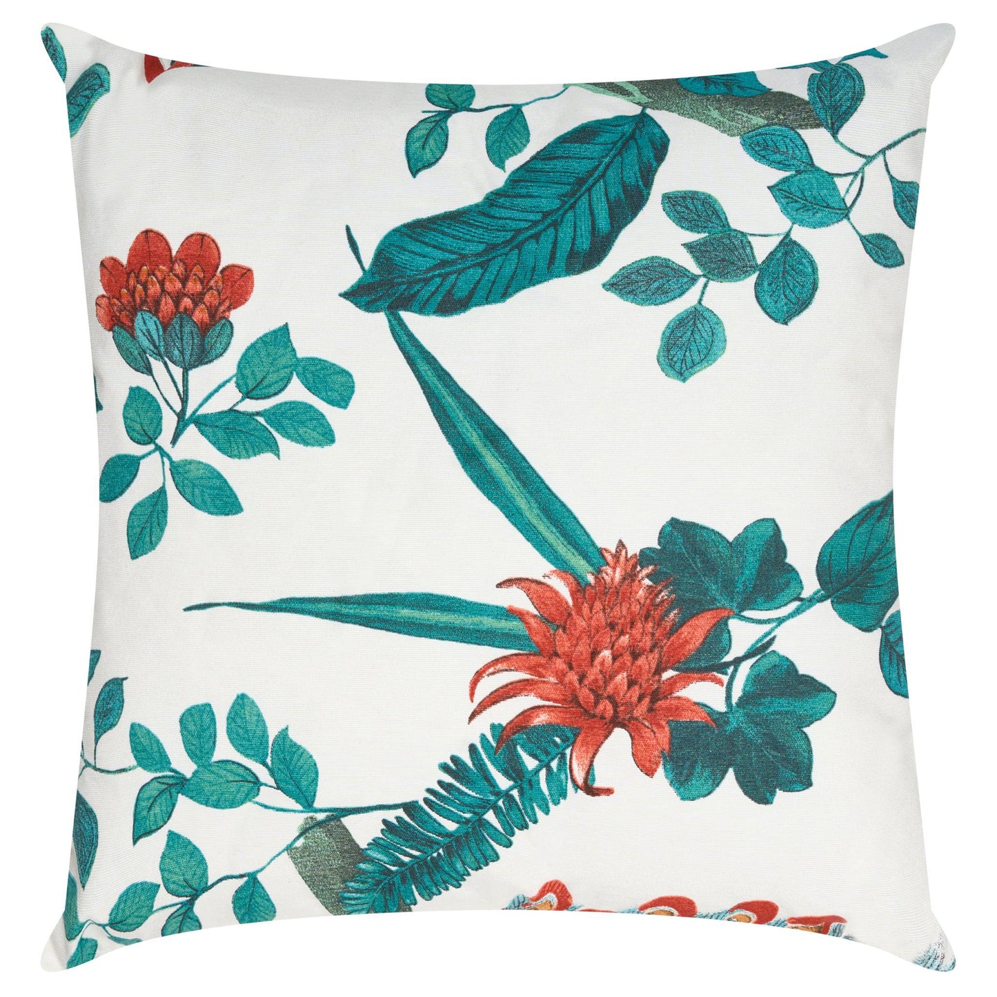 Peacock Outdoor Garden Cushion - 42 x 42cm-8713229053642-Bargainia.com