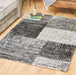 Grey & Black Modern Faded Rug - Plus-Bargainia.com