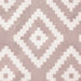 Pink Modern Tiles Motif Rug - Plus-Bargainia.com