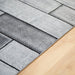 Grey & Black Modern Rectangles Rug - Plus-Bargainia.com