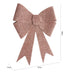 Rose Gold Glitter Tinsel Bow - 37 x 49 x 13cm-5050565541635-Bargainia.com