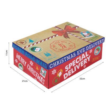 Special Delivery Festive Parcel Christmas Eve Box - Assorted Sizes-Bargainia.com