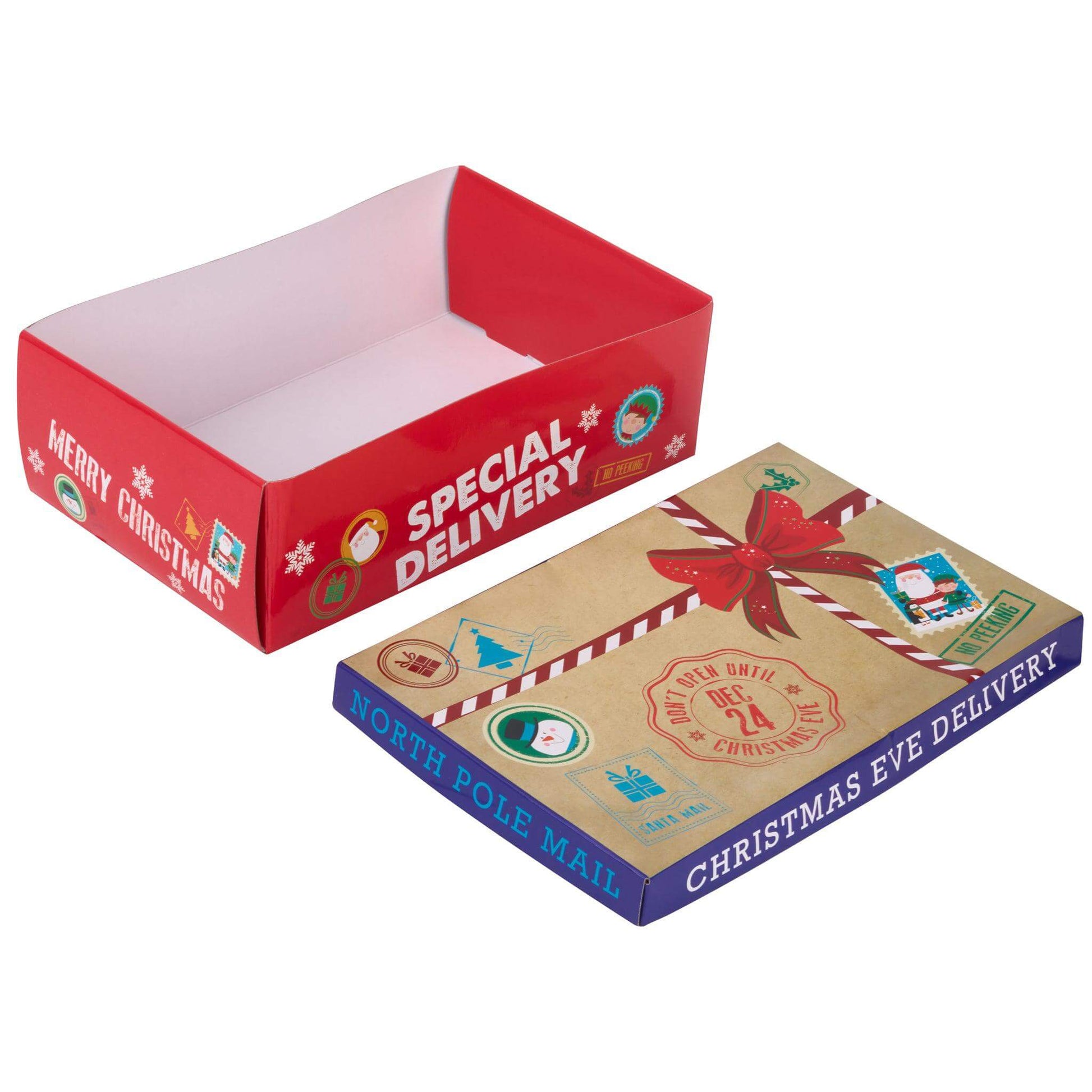 Special Delivery Festive Parcel Christmas Eve Box - Assorted Sizes-Bargainia.com