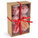 Set of 6 Christmas Baubles - Red Knit Look-5050565416797-Bargainia.com