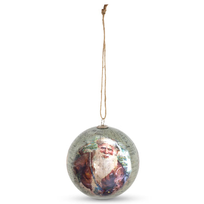 Set of 6 Christmas Baubles - Antique Santa-5050565416773-Bargainia.com