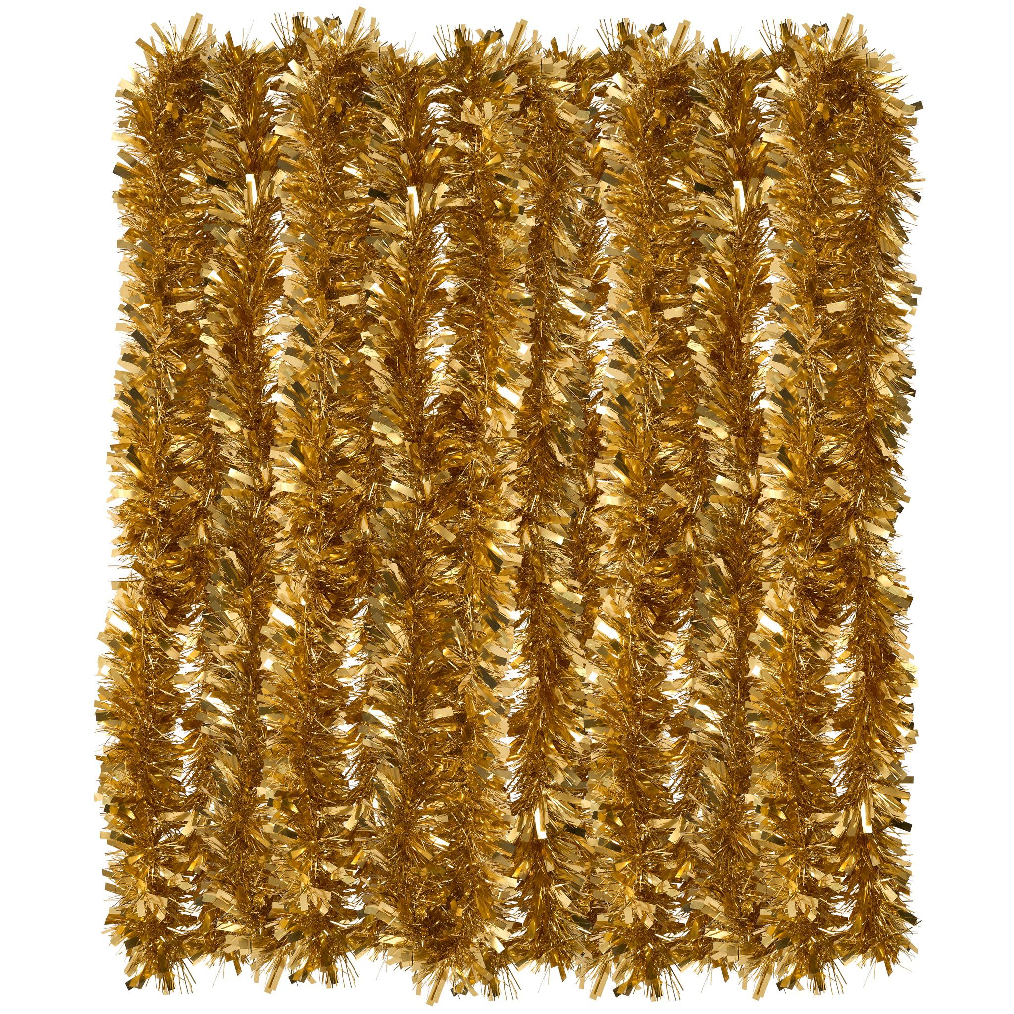 2m Thick Tinsel - Gold-5050565289087-Bargainia.com