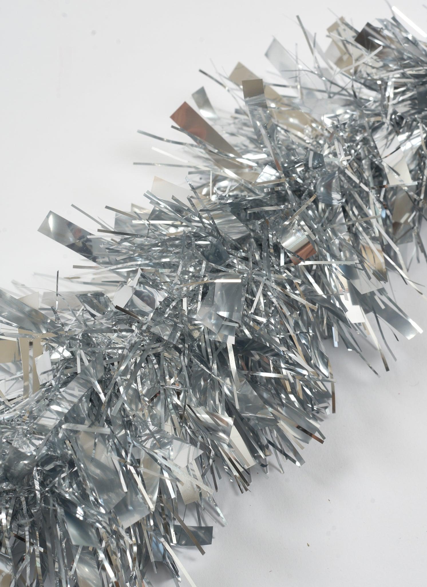 2m Thick Tinsel - Silver-5050565289100-Bargainia.com