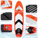 Summit Oceana 10ft Inflatable SUP Paddle Board & Kit - Red-Bargainia.com