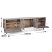 Pamukkale TV Unit - Grey Marble Effect-5056536101570-Bargainia.com