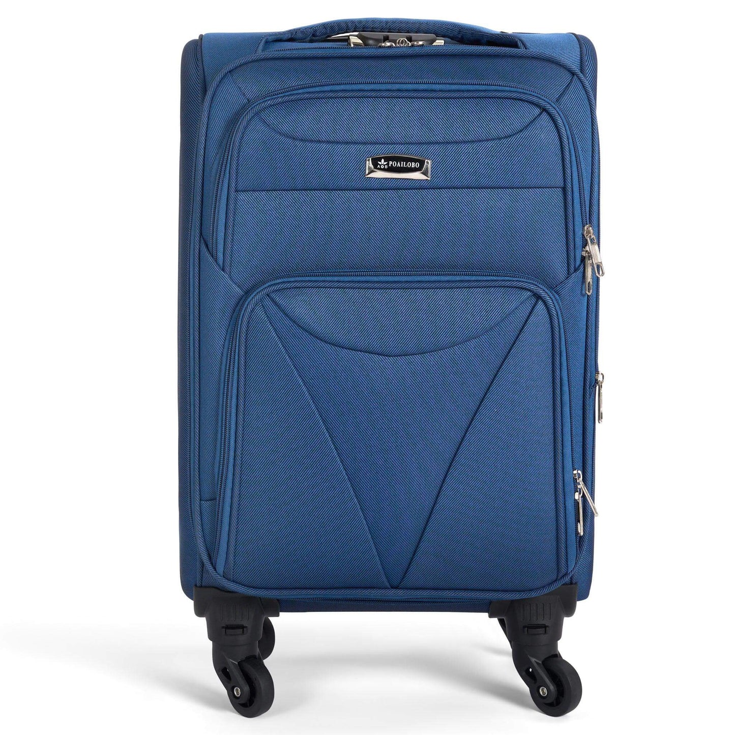 Cabin Bag Luggage Suitcase Set On Wheels - 2 Pieces, Assorted Colours-Bargainia.com