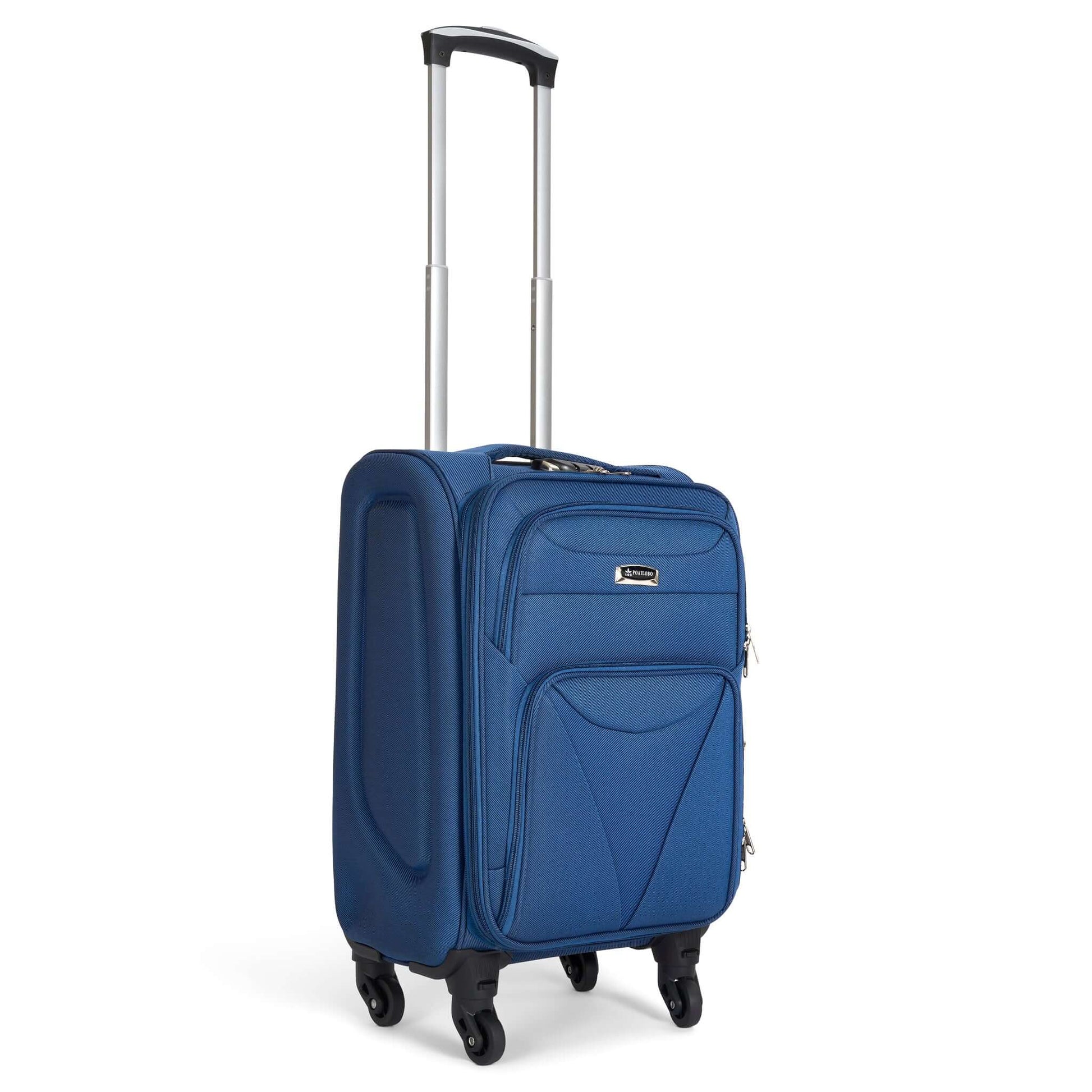 Cabin Bag Luggage Suitcase Set On Wheels - 2 Pieces, Assorted Colours-Bargainia.com