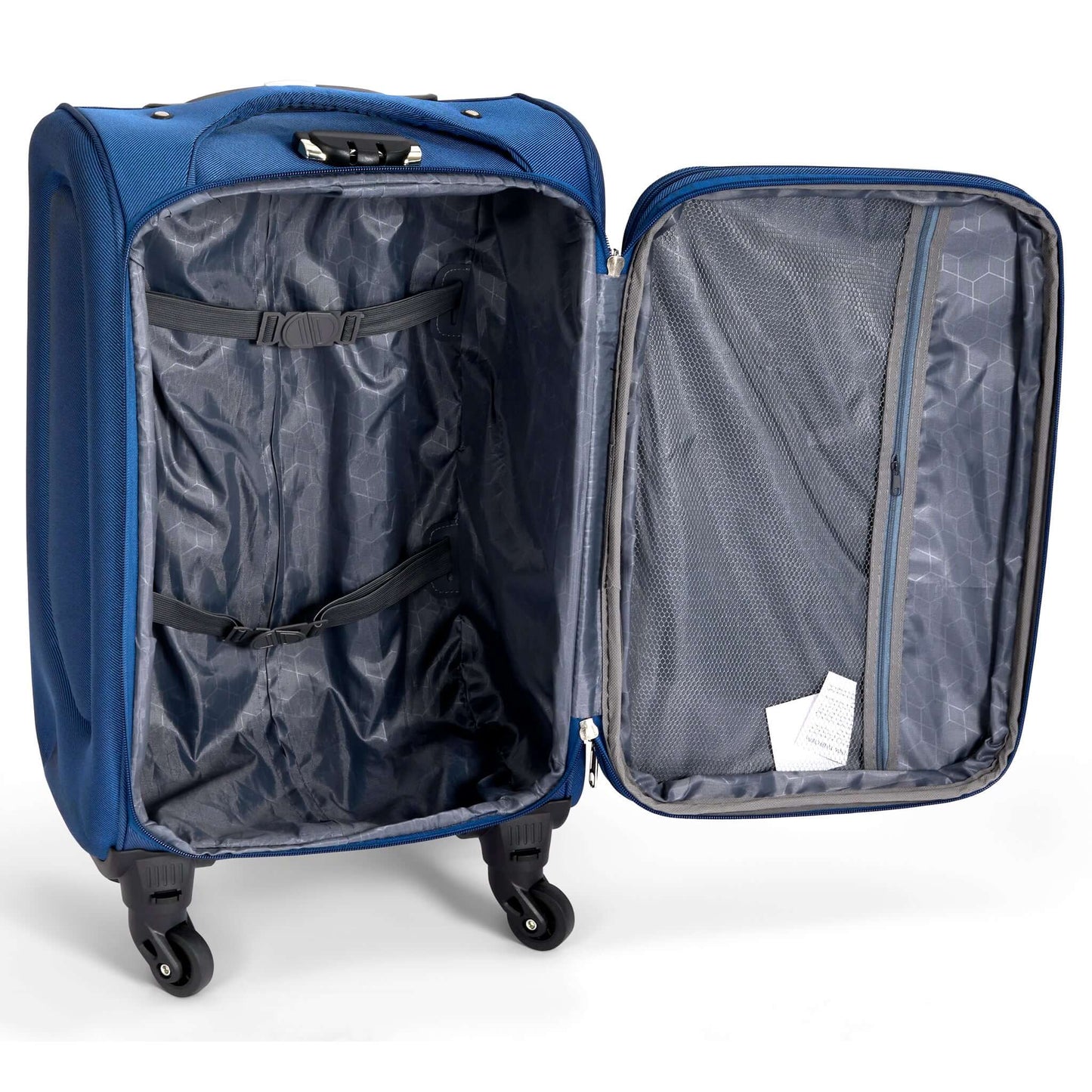 Cabin Bag Luggage Suitcase Set On Wheels - 2 Pieces, Assorted Colours-Bargainia.com