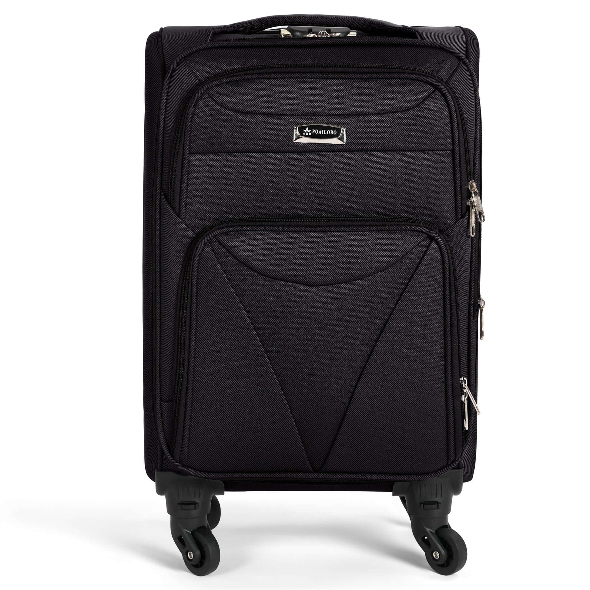 Cabin Bag Luggage Suitcase Set On Wheels - 2 Pieces, Assorted Colours-Bargainia.com