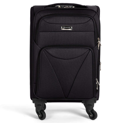 Cabin Bag Luggage Suitcase Set On Wheels - 2 Pieces, Assorted Colours-Bargainia.com