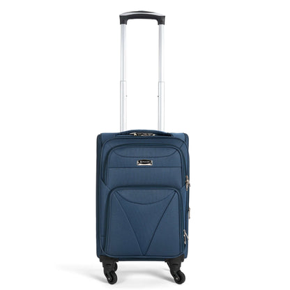 Cabin Bag Luggage Suitcase Set On Wheels - 2 Pieces, Assorted Colours-Bargainia.com