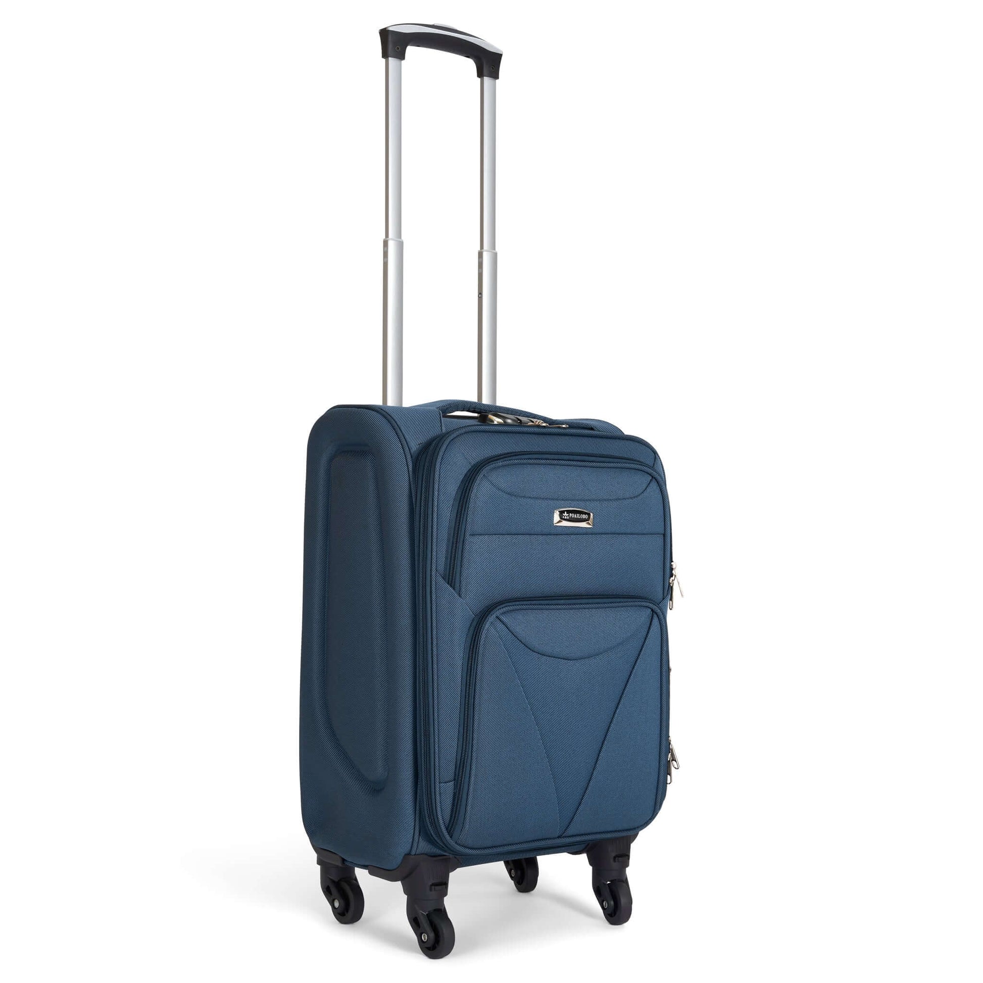 Cabin Bag Luggage Suitcase Set On Wheels - 2 Pieces, Assorted Colours-Bargainia.com