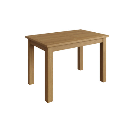 Clara Rustic Oak 1.2M Extending Dining Table