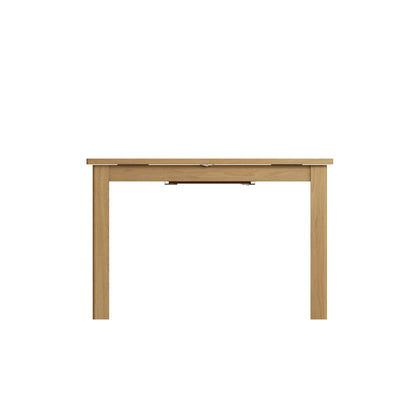 Clara Rustic Oak 1.2M Extending Dining Table