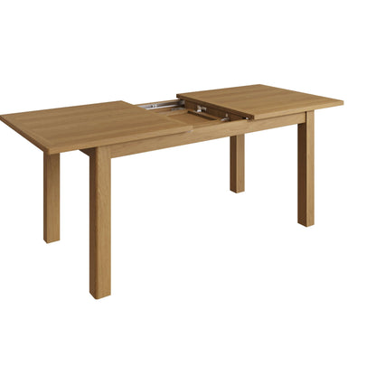 Clara Rustic Oak Extending Dining Table 1.6M