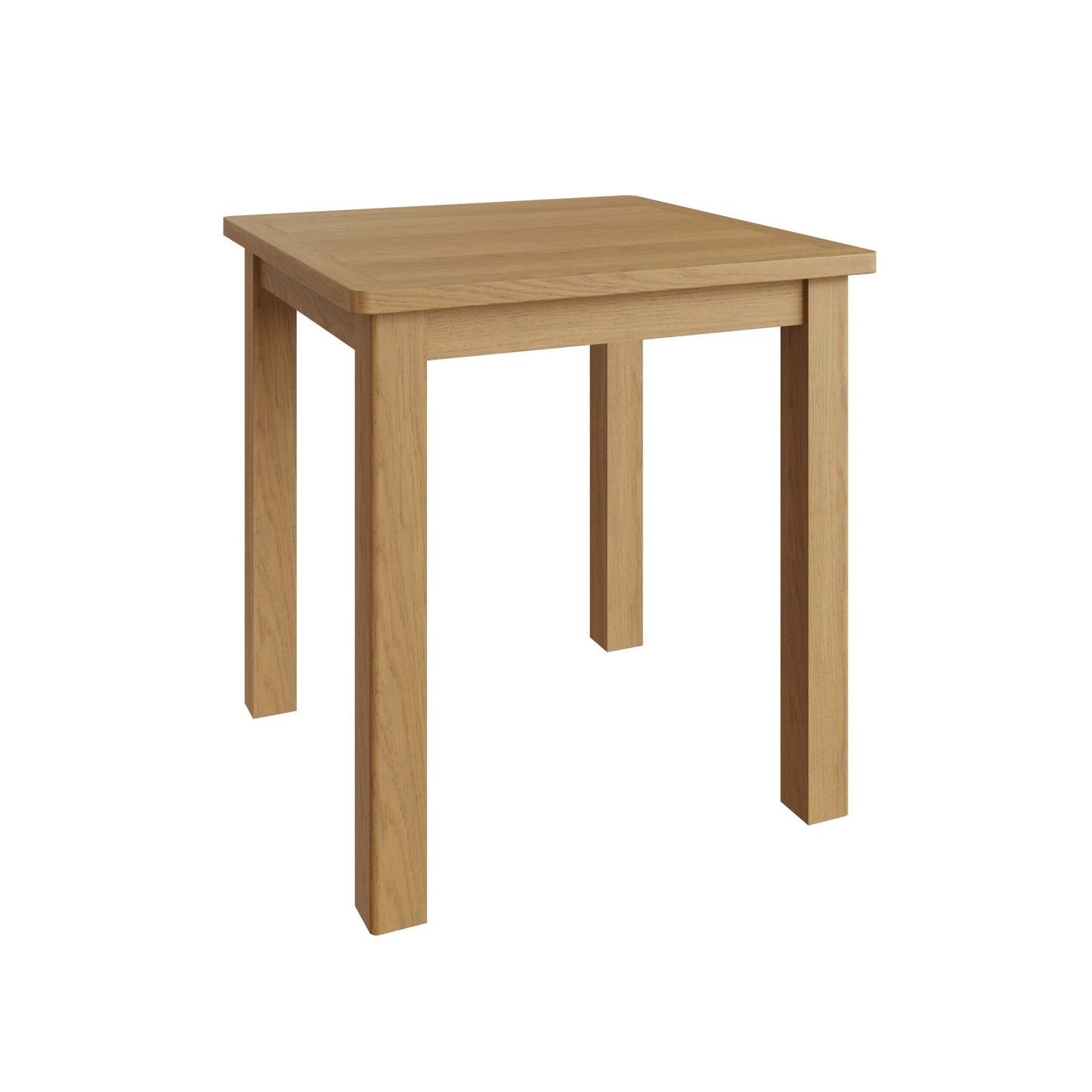 Clara Rustic Oak Fixed Top Dining Table 78cm