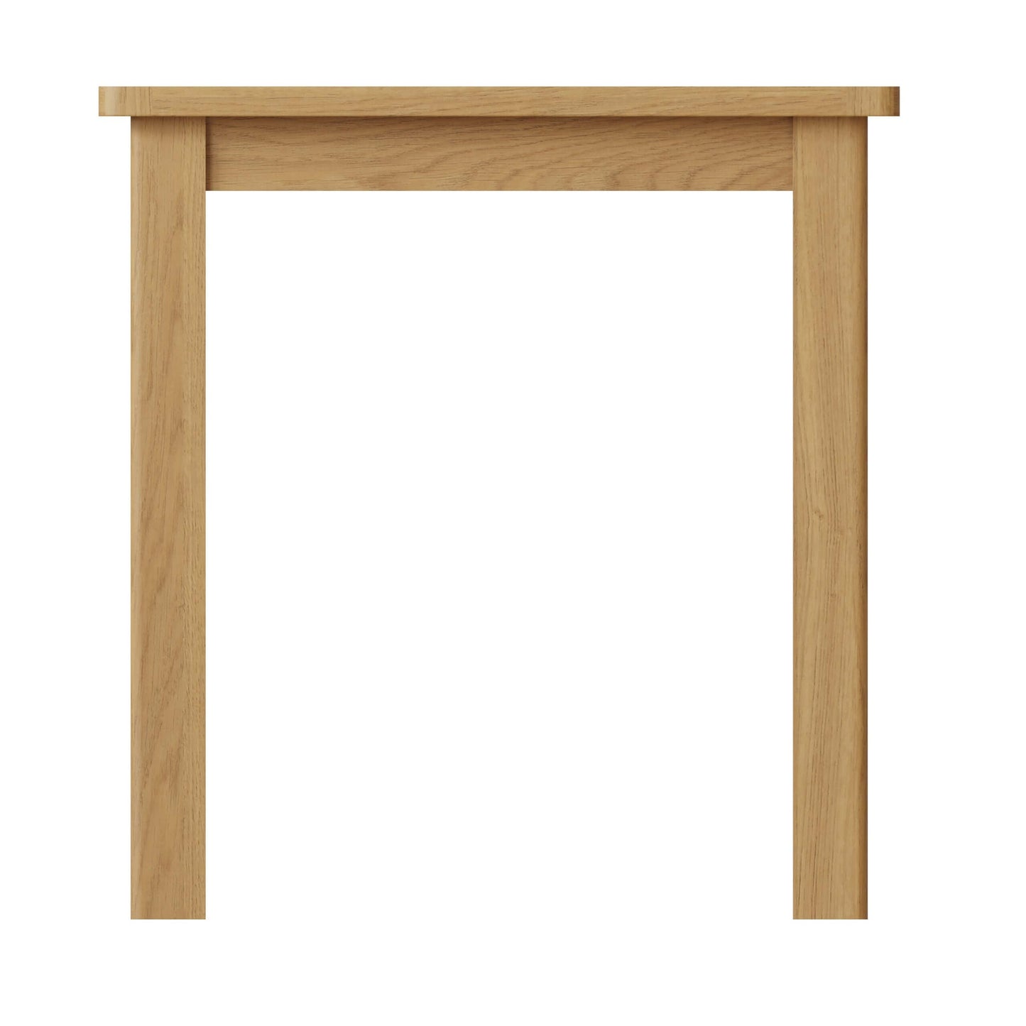 Clara Rustic Oak Fixed Top Dining Table 78cm