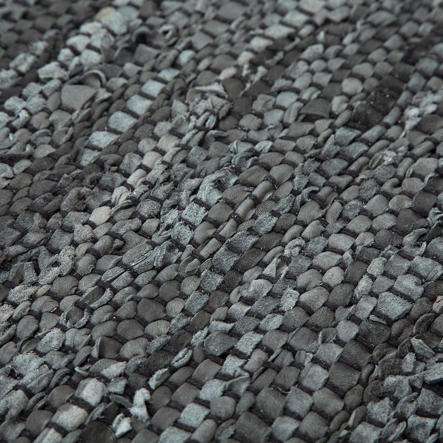 Recycled Leather Carpet - Sand or Grey - 60 x 90cm-5.43E+12-Bargainia.com