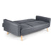 Narvik Click Clack 3 Seater Sofa Bed - Grey-5056150202752-Bargainia.com