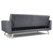 Narvik Click Clack 3 Seater Sofa Bed - Grey-5056150202752-Bargainia.com