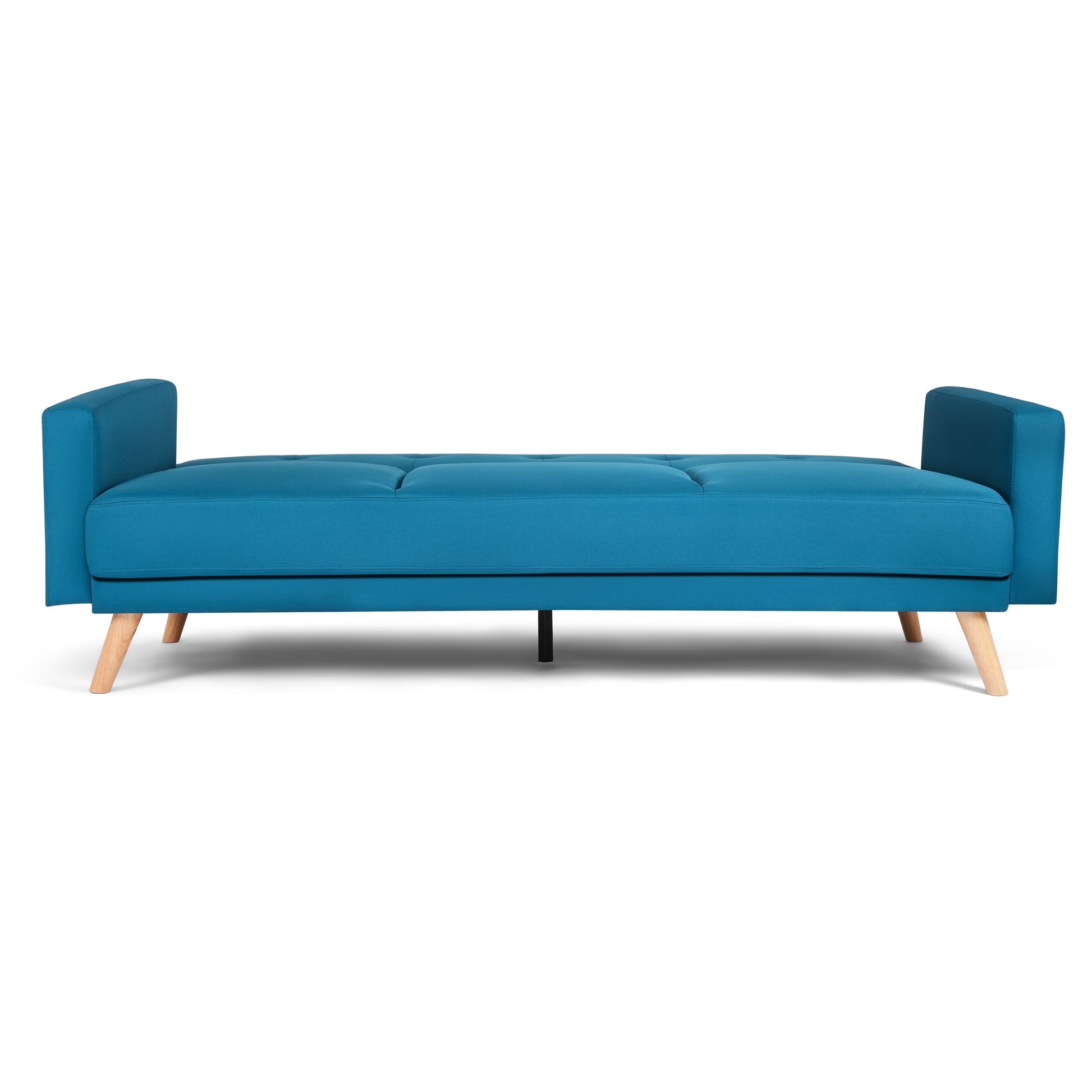 Narvik Click Clack 3 Seater Sofa Bed - Navy-5056150202776-Bargainia.com