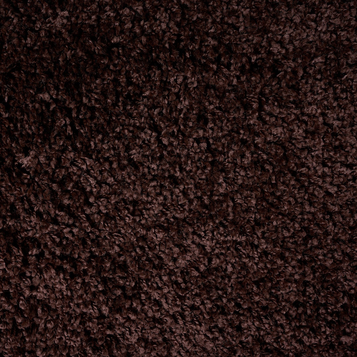 Chocolate Brown Thick Shaggy Rug - California