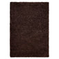 Chocolate Brown Thick Shaggy Rug - California