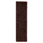 Chocolate Brown Thick Shaggy Rug - California