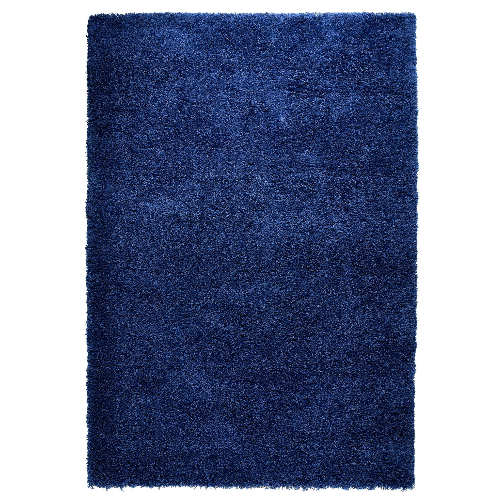 Navy Blue Thick Shaggy Rug - California