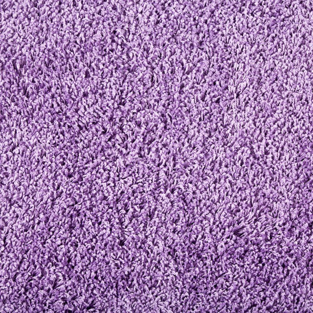 Lavender Purple Shaggy Rug - California-Bargainia.com