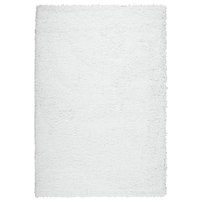 Snow White Plain Shaggy Rug - California-Bargainia.com