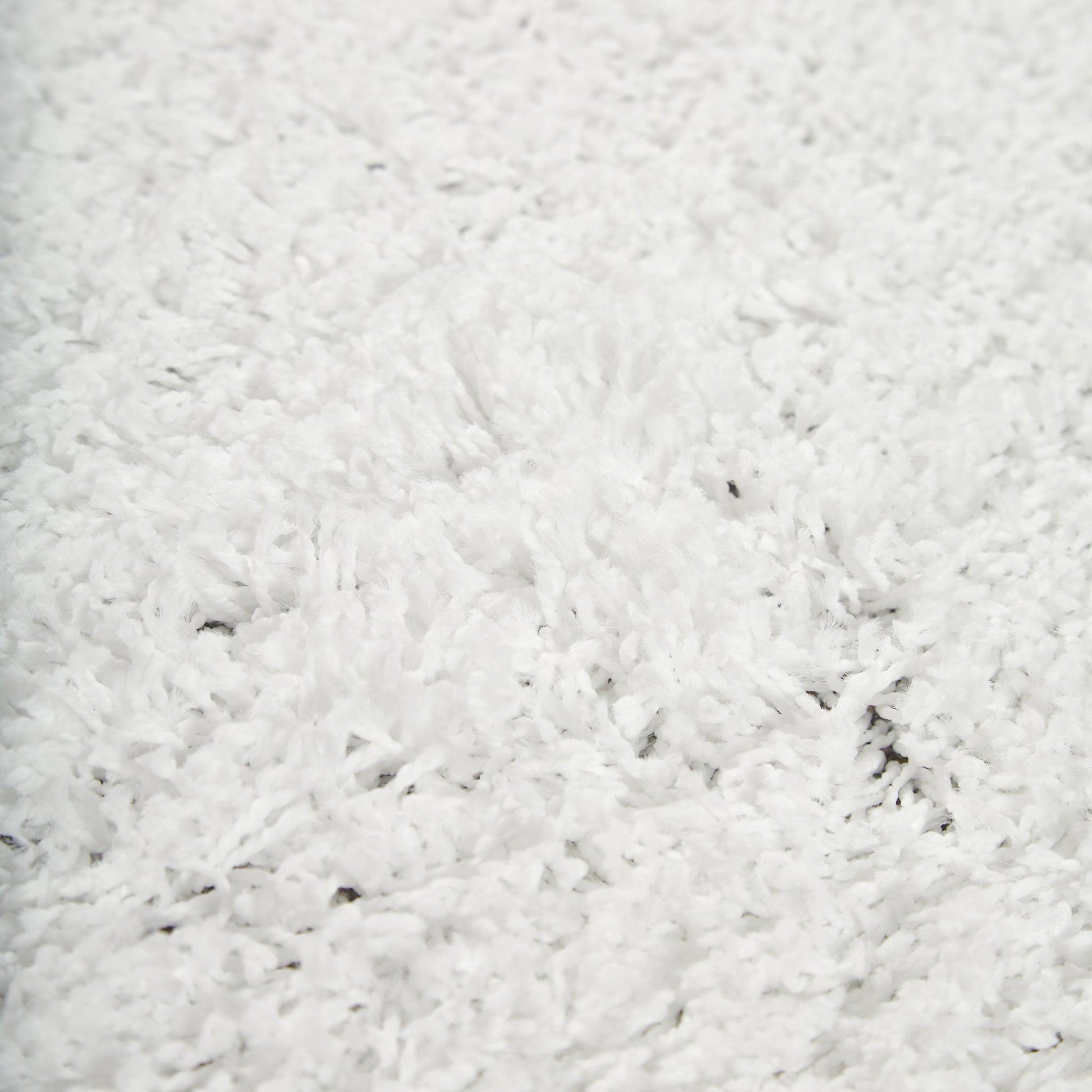 Snow White Plain Shaggy Rug - California-Bargainia.com