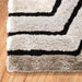 Neutral 3D Geometric Shaggy Rug - California-Bargainia.com